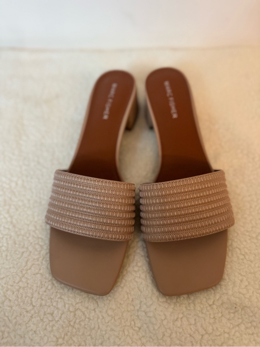Mark Fisher Wide-strap Sandals
